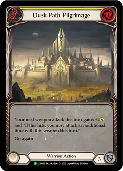 Dusk Path Pilgrimage (Yellow) [LGS061] (Promo)  Rainbow Foil-1