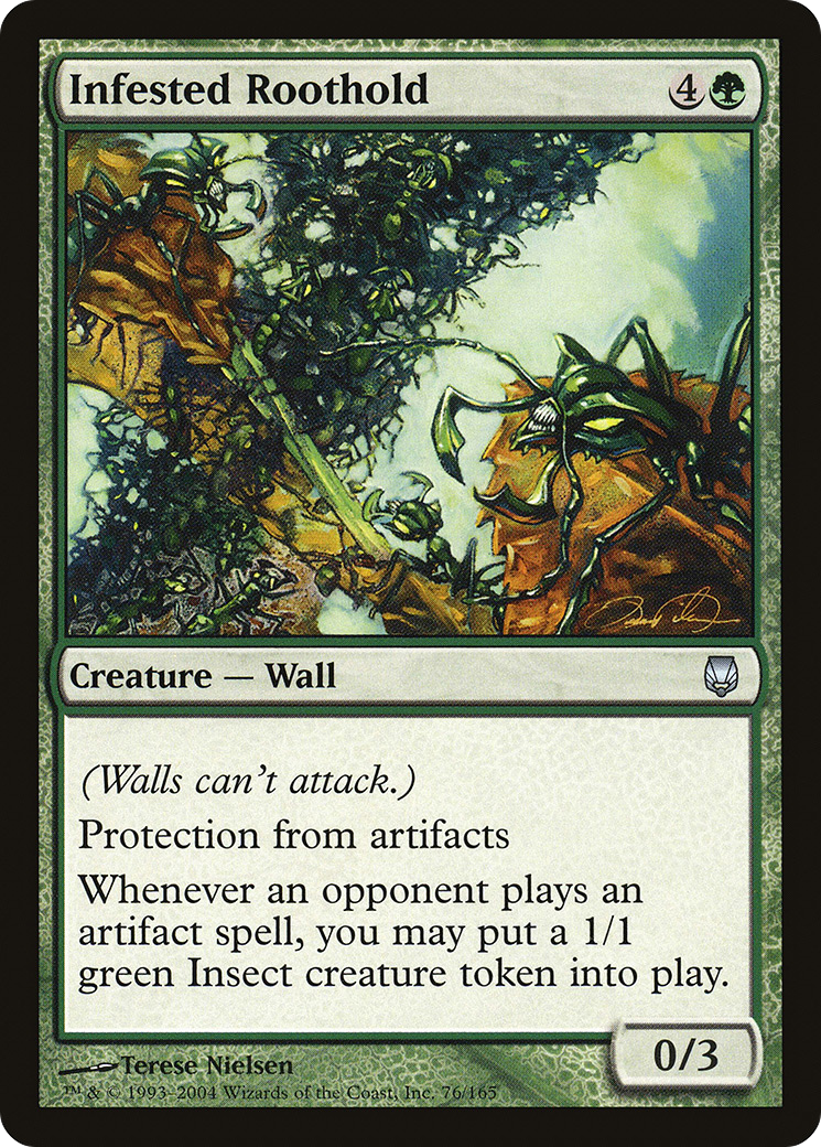 Infested Roothold [Darksteel]-1