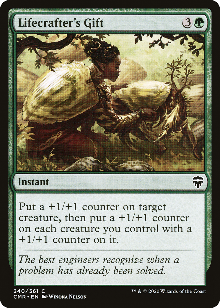 Lifecrafter's Gift [Commander Legends]-1