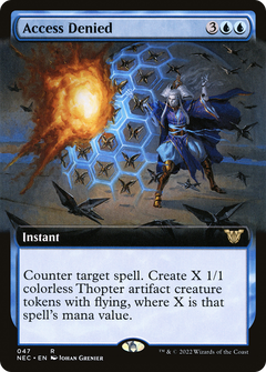 Access Denied (Extended Art) [Kamigawa: Neon Dynasty Commander]-1