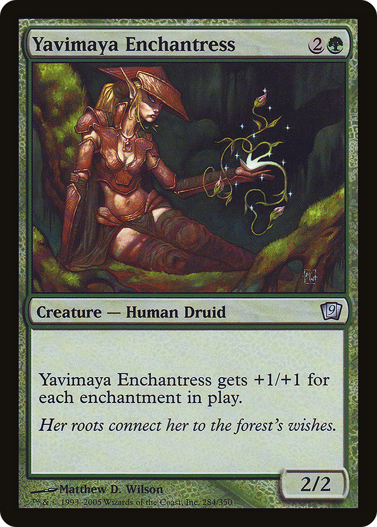 Yavimaya Enchantress (9ED-284) - 9th Edition Foil-1