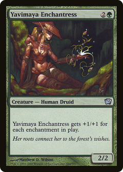 Yavimaya Enchantress (9ED-284) - 9th Edition Foil-1