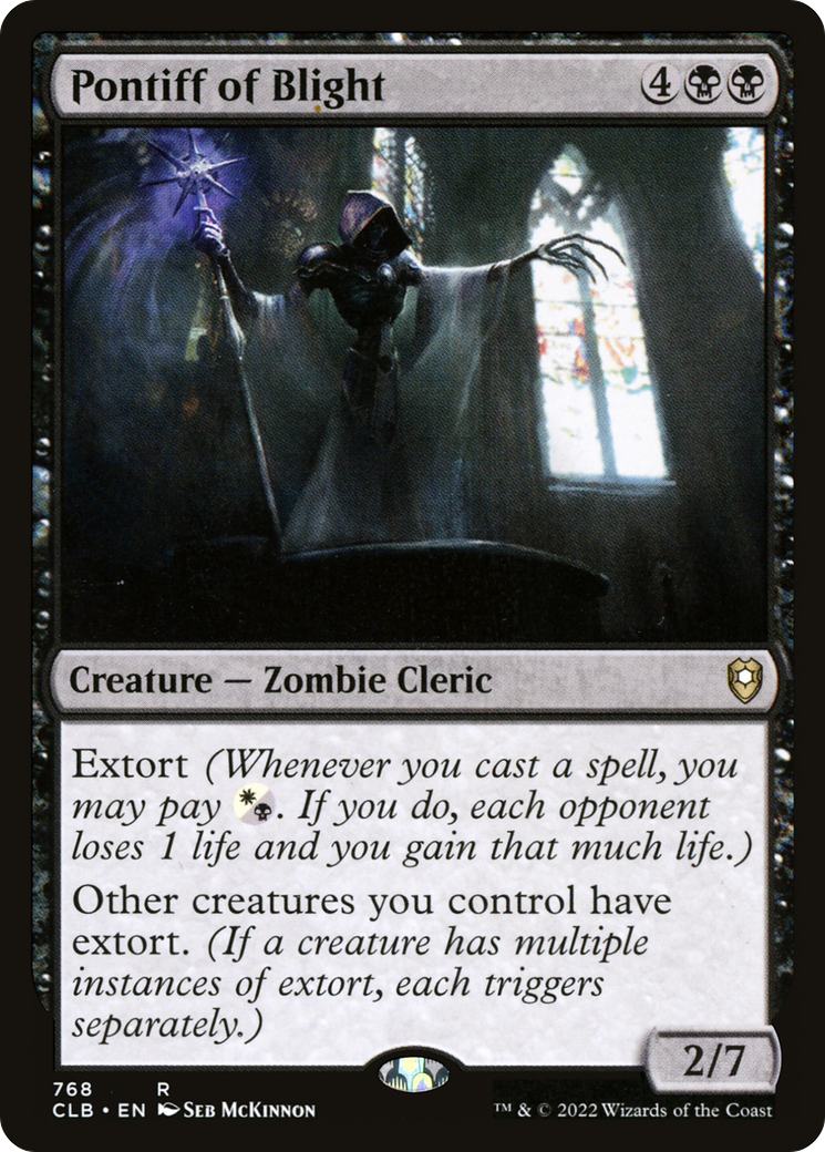 Pontiff of Blight [Commander Legends: Battle for Baldur's Gate]-1