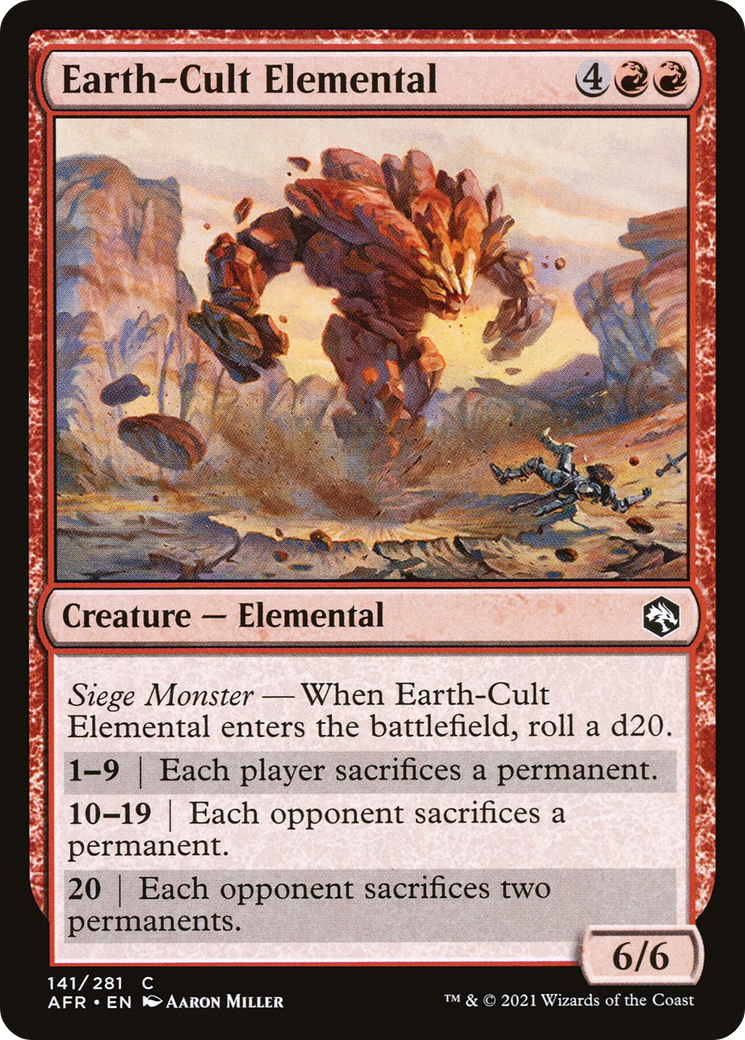 Earth-Cult Elemental [Dungeons & Dragons: Adventures in the Forgotten Realms]-1