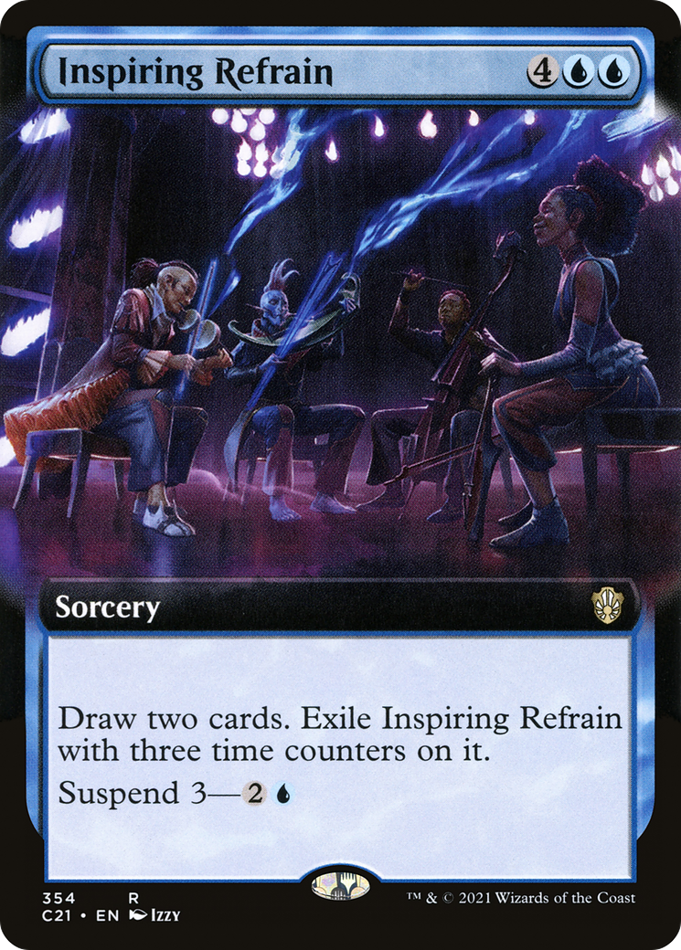 Inspiring Refrain (Extended Art) [Commander 2021]-1