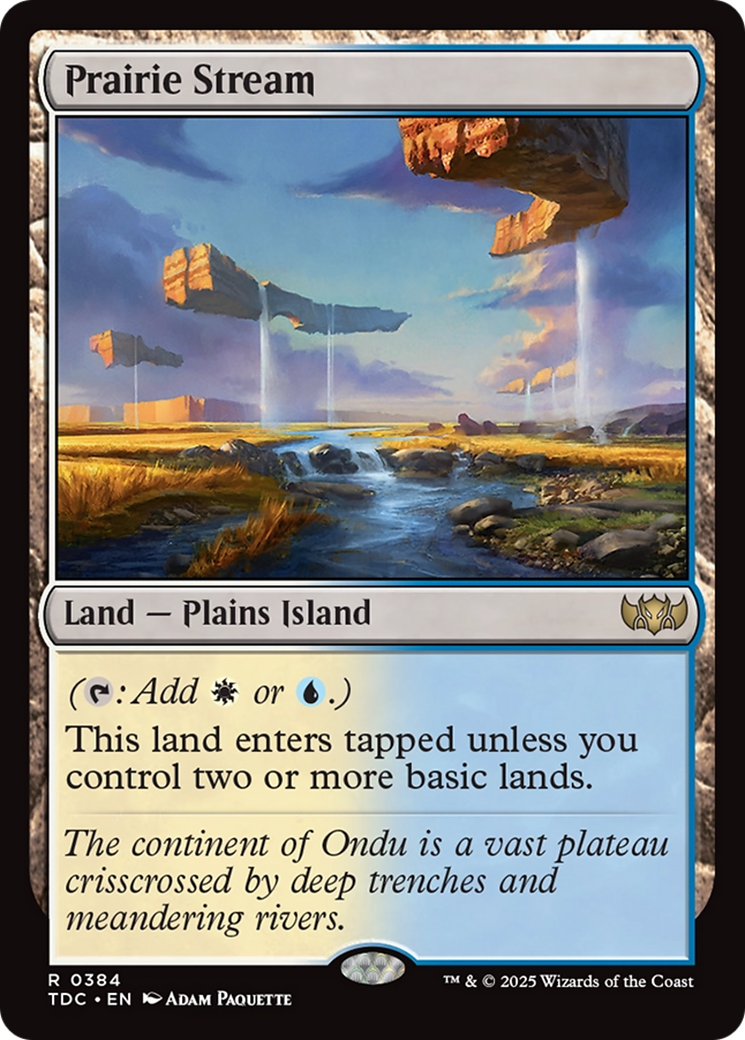 Prairie Stream [Tarkir: Dragonstorm Commander]-1