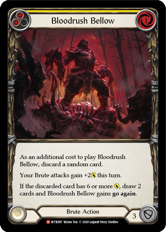Bloodrush Bellow [U-WTR007] (Welcome to Rathe Unlimited)  Unlimited Rainbow Foil-2