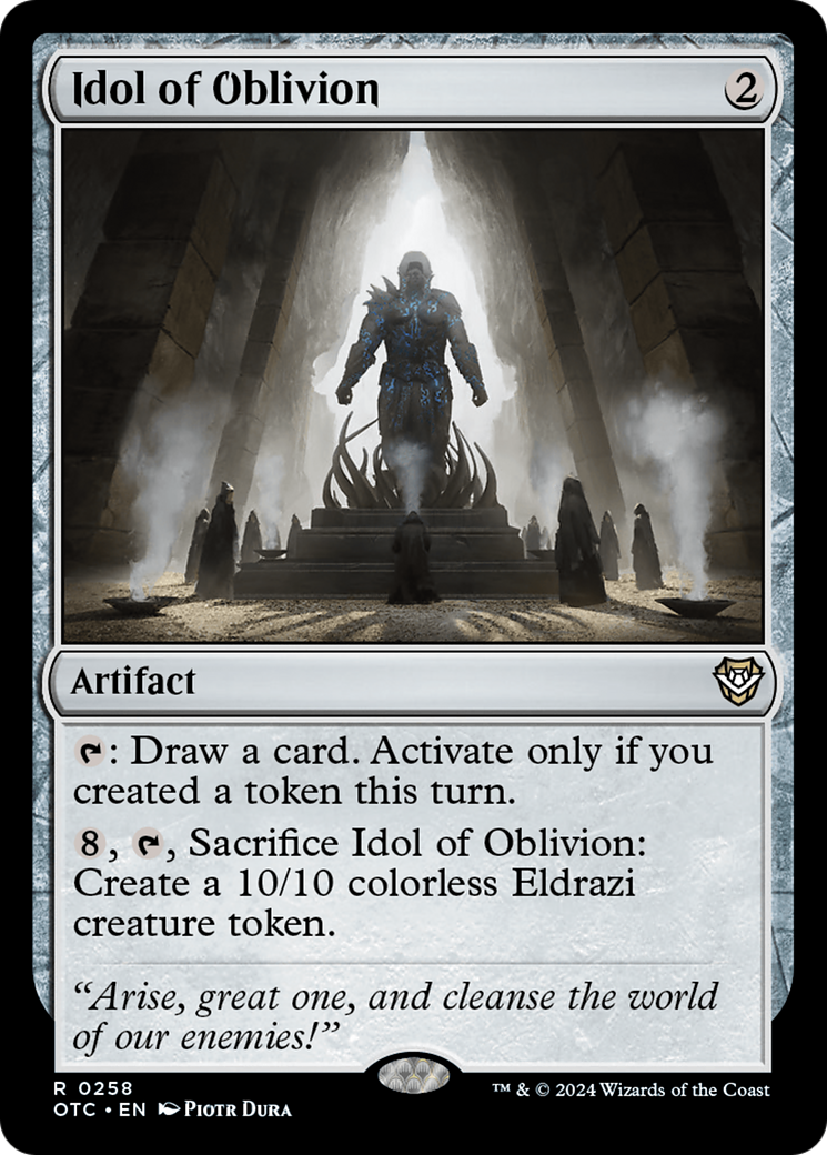 Idol of Oblivion [Outlaws of Thunder Junction Commander]-1