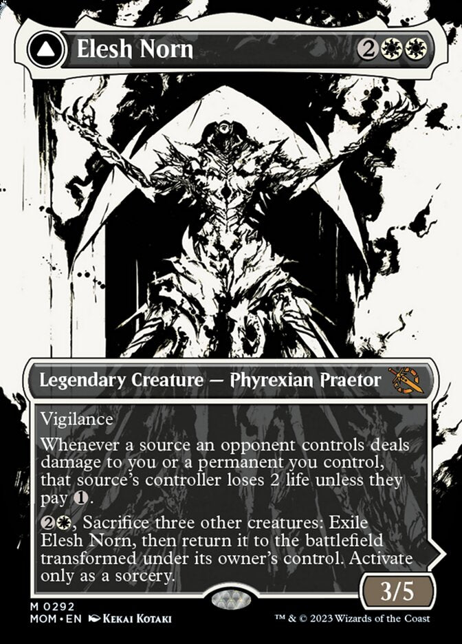 Elesh Norn // The Argent Etchings (Showcase Planar Booster Fun) [March of the Machine]-1