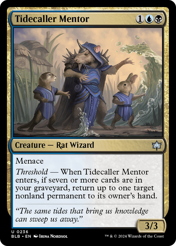 Tidecaller Mentor [Bloomburrow]-1
