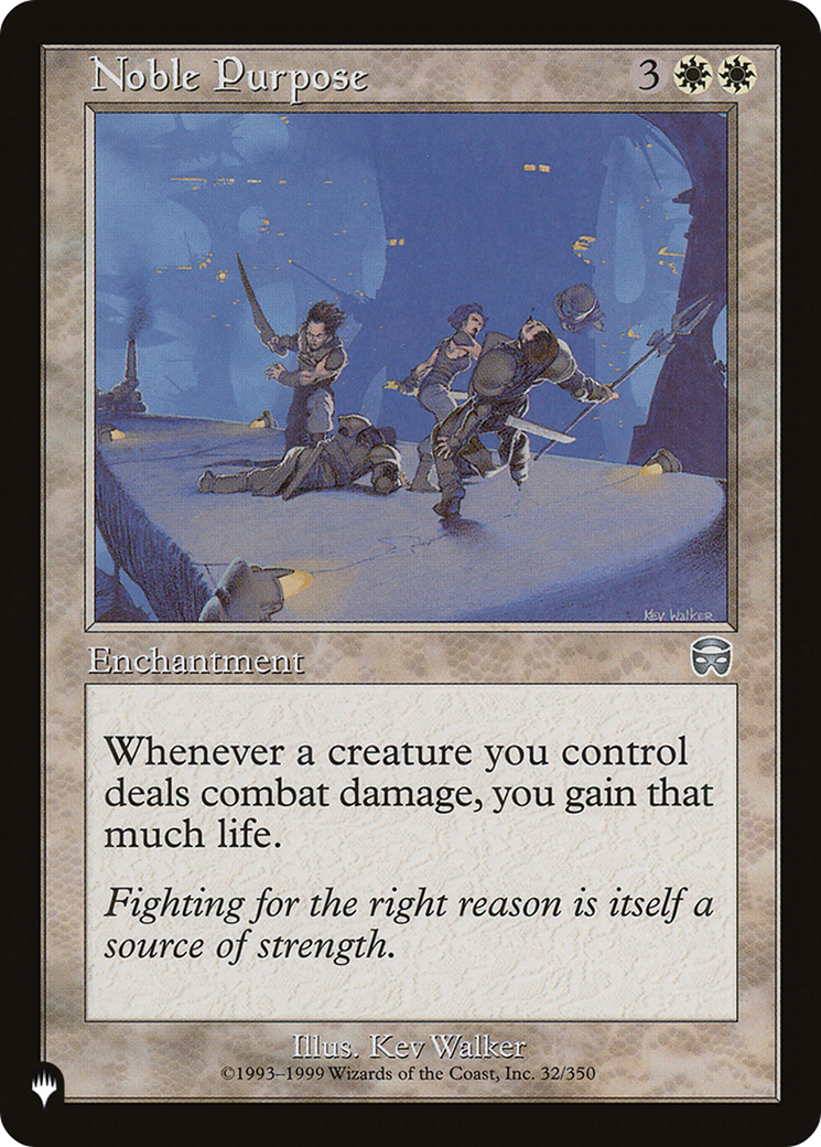 Noble Purpose [The List]-1