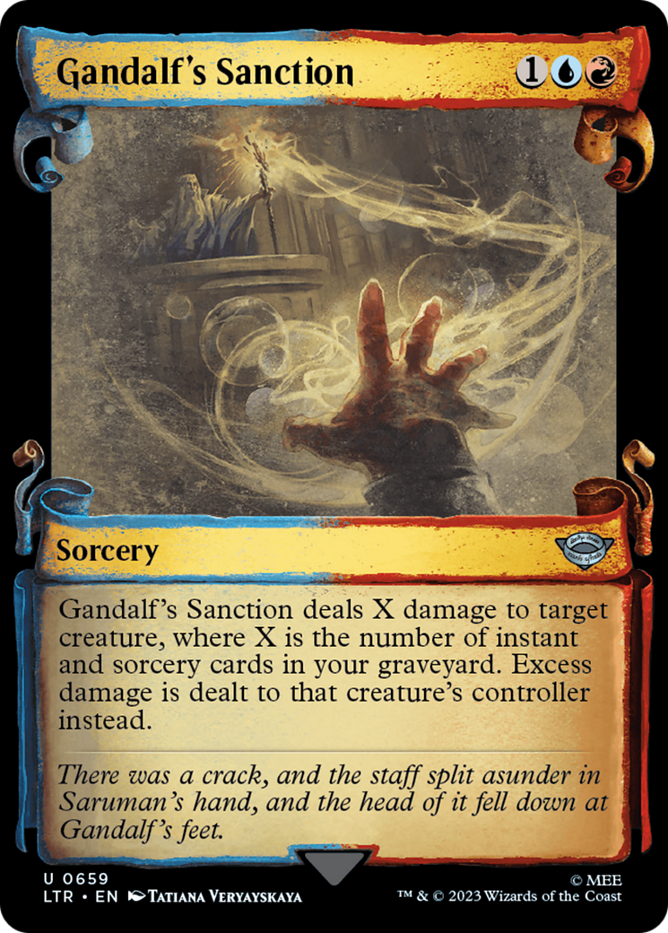 Gandalf's Sanction [The Lord of the Rings: Tales of Middle-Earth Showcase Scrolls]-1