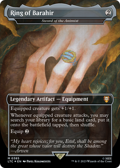 Ring of Barahir - Sword of the Animist (Surge Foil Realms and Relics) [The Lord of the Rings: Tales of Middle-Earth Commander]-1