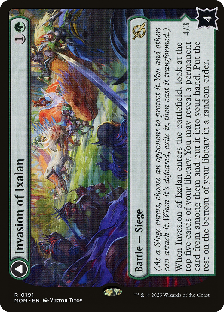 Invasion of Ixalan // Belligerent Regisaur [March of the Machine]-3