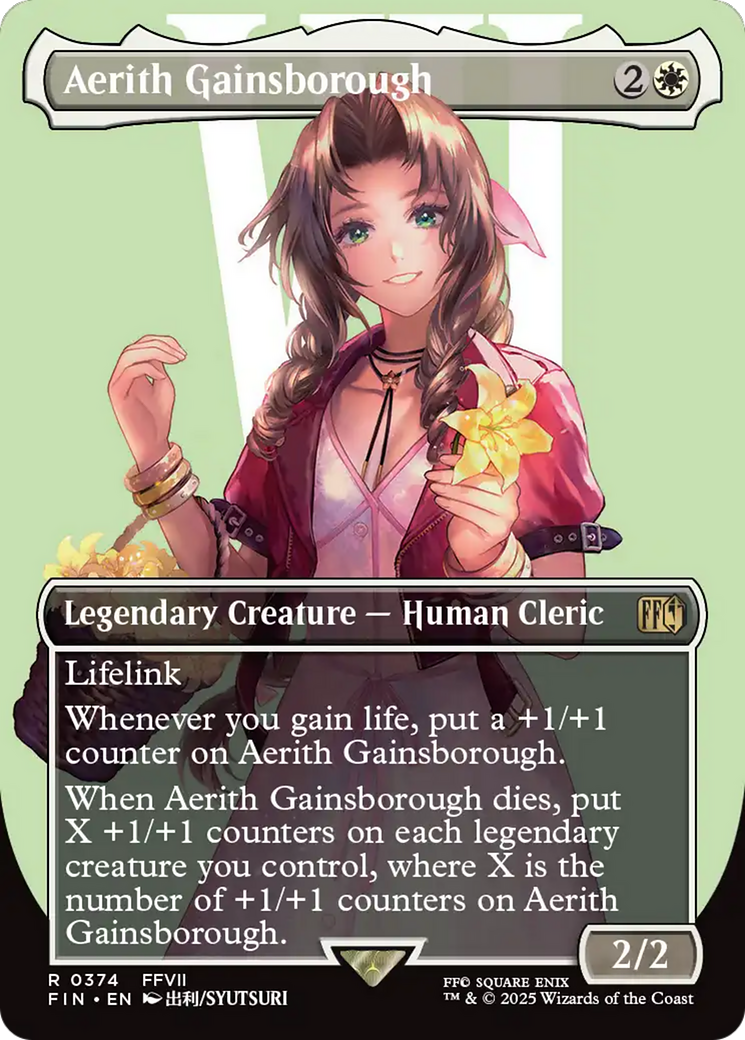 Aerith Gainsborough (Borderless) [FINAL FANTASY]-1