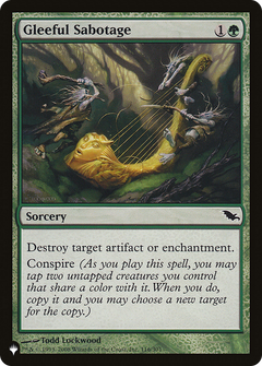 Gleeful Sabotage (PLST-SHM-116) - The List Foil-1