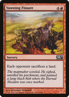 Yawning Fissure (M10-164) - Magic 2010 Foil-1