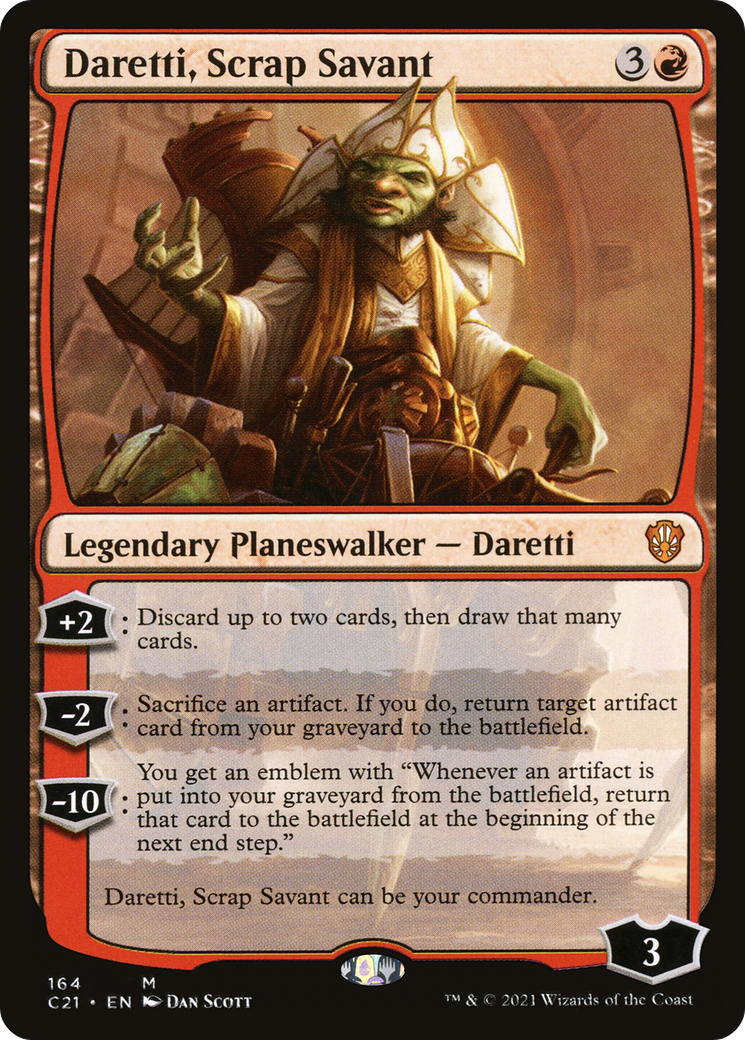 Daretti, Scrap Savant [Commander 2021]-1