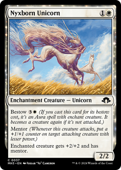 Nyxborn Unicorn [Modern Horizons 3]-1