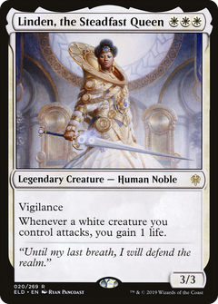 Linden, the Steadfast Queen [Throne of Eldraine]-1