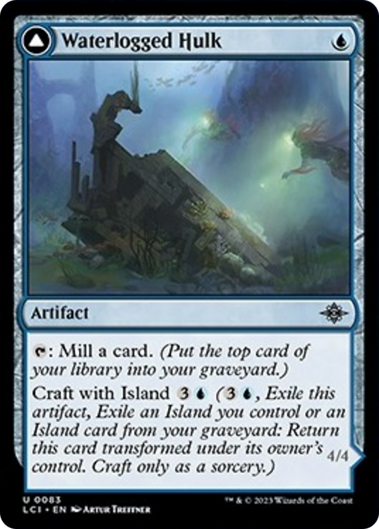 Waterlogged Hulk // Watertight Gondola [The Lost Caverns of Ixalan]-1