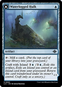 Waterlogged Hulk // Watertight Gondola [The Lost Caverns of Ixalan]-1