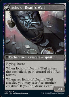 Tribute to Horobi // Echo of Death's Wail [Kamigawa: Neon Dynasty]-2