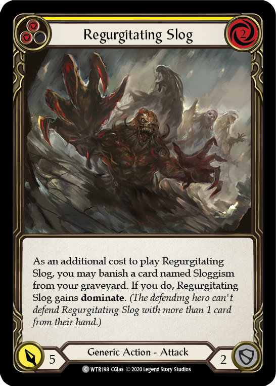 Regurgitating Slog (Yellow) [U-WTR198] (Welcome to Rathe Unlimited)  Unlimited Rainbow Foil-2