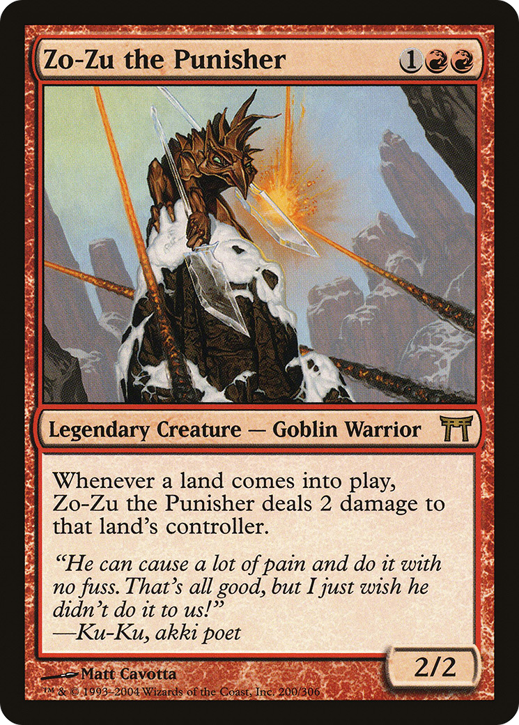 Zo-Zu the Punisher (CHK-200) - Champions of Kamigawa-1