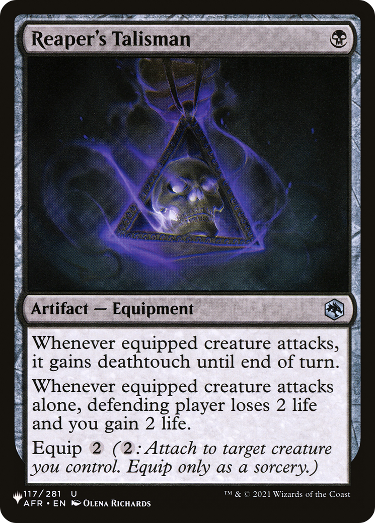 Reaper's Talisman [The List]-1