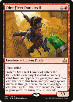 Dire Fleet Daredevil (Promo Pack) [Rivals of Ixalan Promos]-1