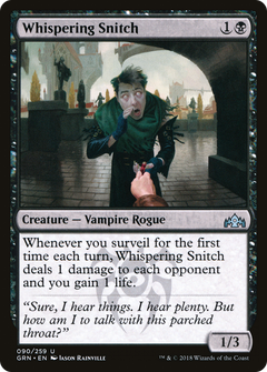 Whispering Snitch (GRN-090) - Guilds of Ravnica Foil-1