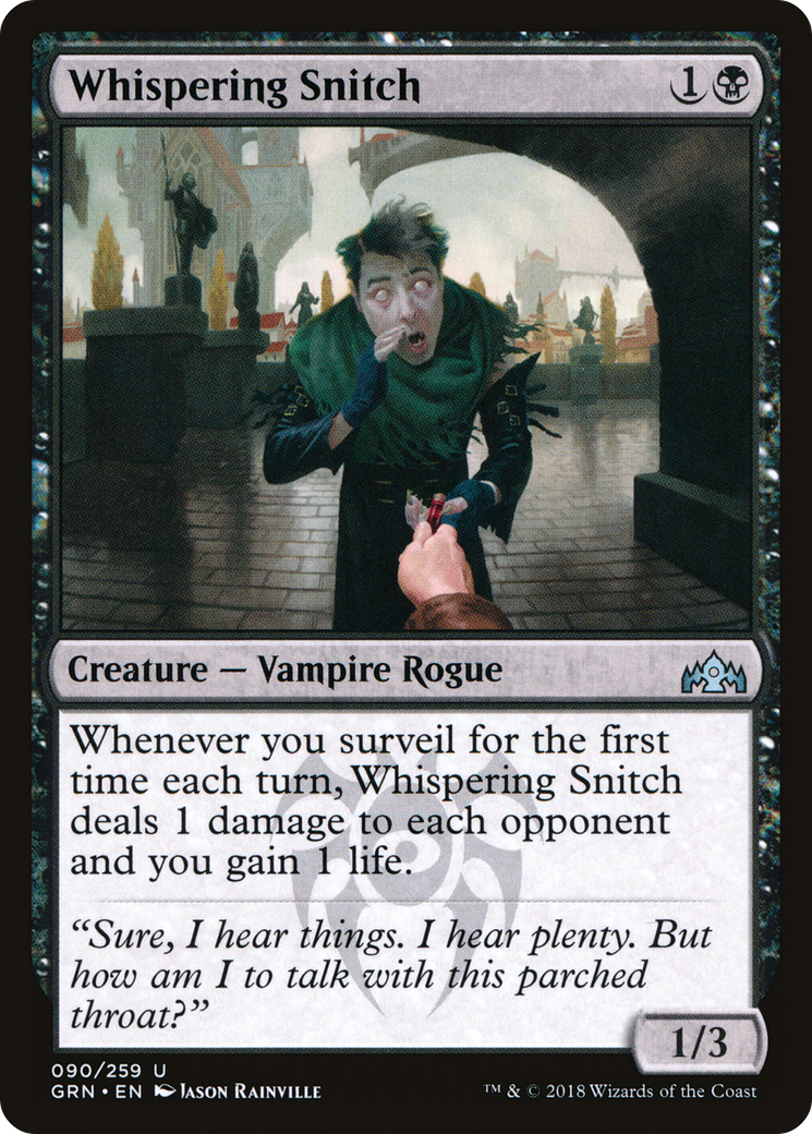 Whispering Snitch (GRN-090) - Guilds of Ravnica-1