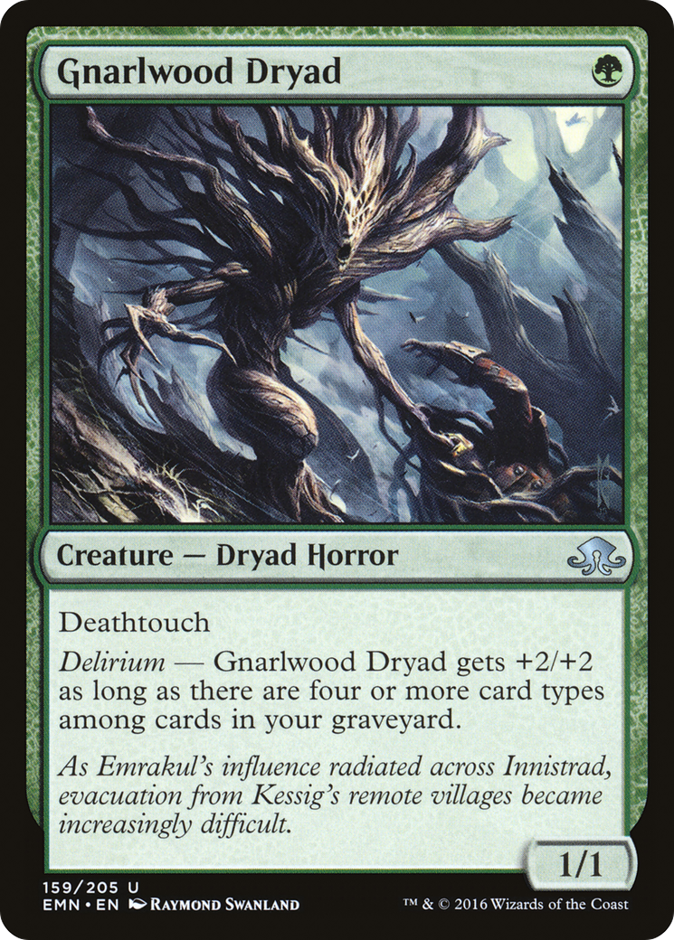 Gnarlwood Dryad [Eldritch Moon]-1