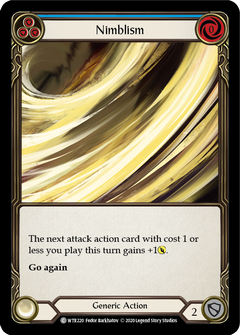Nimblism (Blue) [U-WTR220] (Welcome to Rathe Unlimited)  Unlimited Rainbow Foil-2