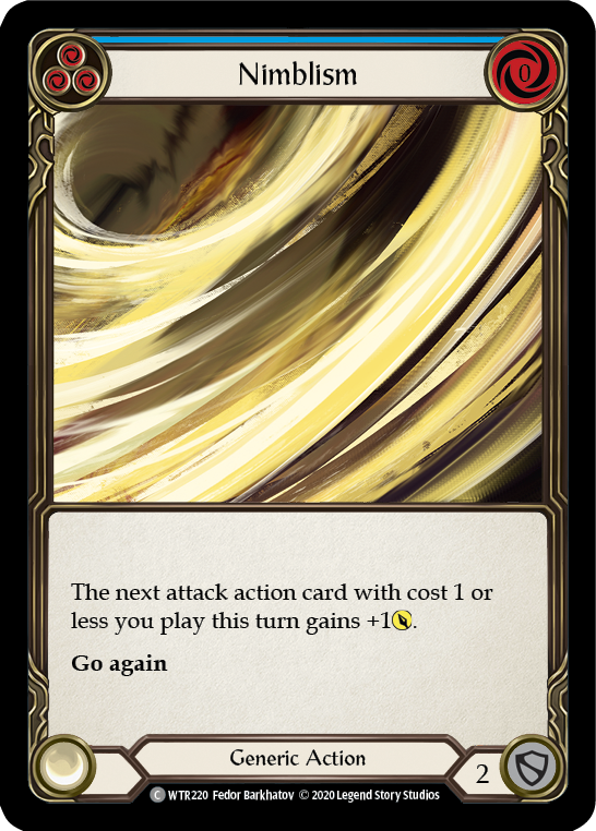 Nimblism (Blue) [U-WTR220] (Welcome to Rathe Unlimited)  Unlimited Rainbow Foil-2
