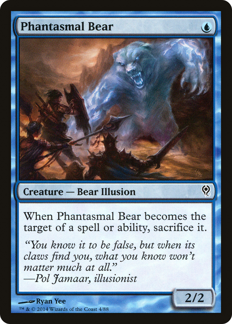 Phantasmal Bear [Duel Decks: Jace vs. Vraska]-1