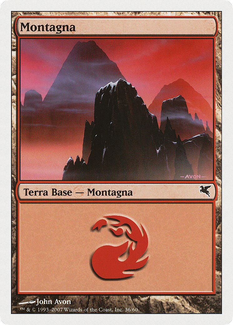 Mountain (Italian) - "Montagna" (K36) (PSAL-K36) - Salvat 2005-1