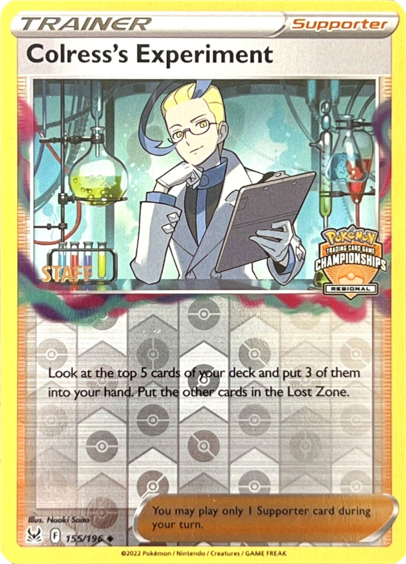Colress's Experiment (Regional Championships) (Staff) [Sword & Shield: Lost Origin]-1