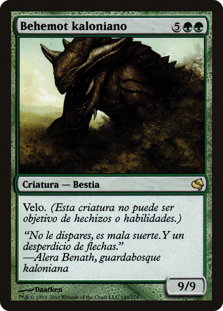 Kalonian Behemoth (Spanish) - "Behemot kaloniano" (PS11-146) - Salvat 2011-1