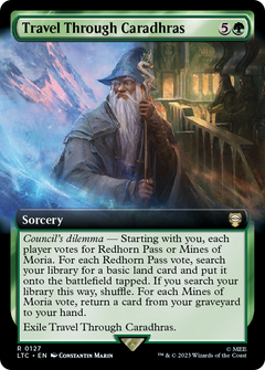Travel Through Caradhras (Extended Art) (LTC-127) - Tales of Middle-earth Commander: (Extended Art)-1