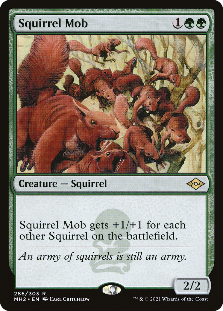 Squirrel Mob (MH2-286) - Modern Horizons 2 Etched Foil-1