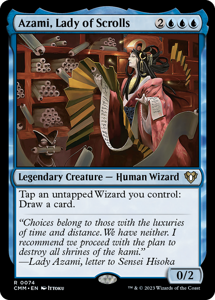 Azami, Lady of Scrolls [Commander Masters]-1
