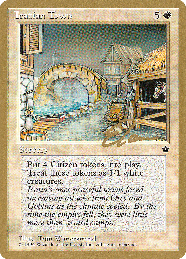 Icatian Town - 1996 Eric Tam (FEM) (WCD-) - Pro Tour Collector Set-1