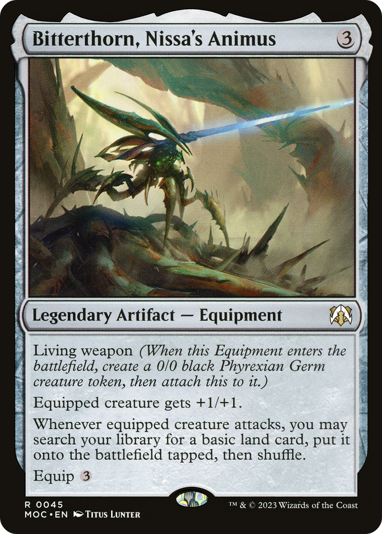 Bitterthorn, Nissa's Animus [March of the Machine Commander]-1