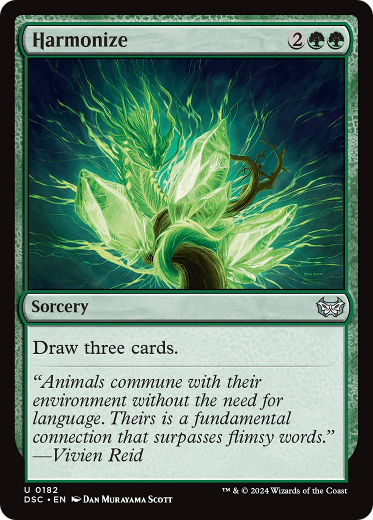 Harmonize [Duskmourn: House of Horror Commander]-1