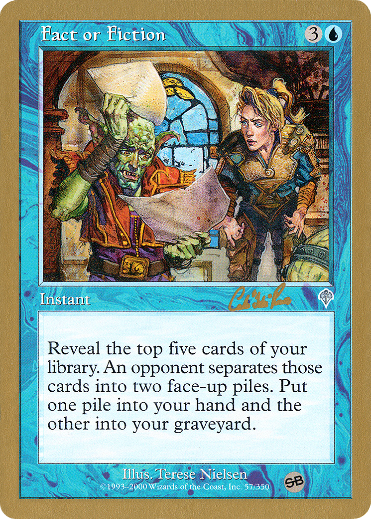 Fact or Fiction - 2002 Carlos Romao (INV) (SB) (WCD-) - World Championship Decks 2002-1