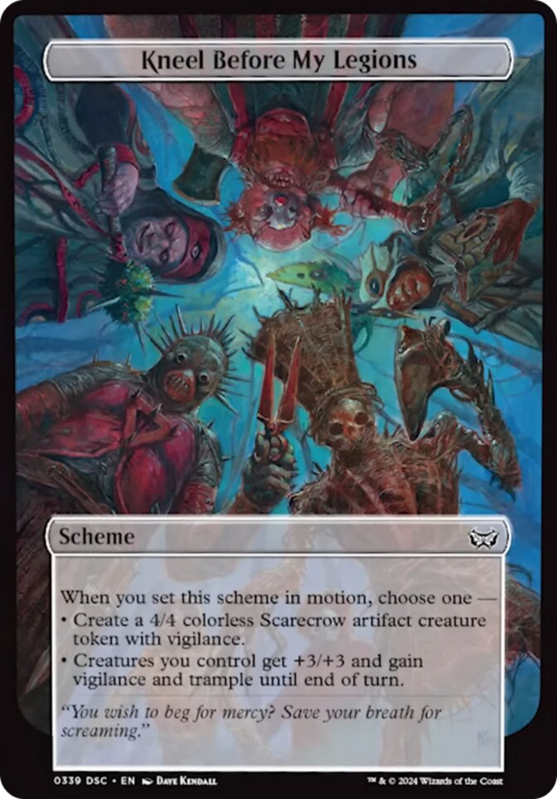 Kneel Before My Legions (Full Art) [Duskmourn: Archenemy]-2
