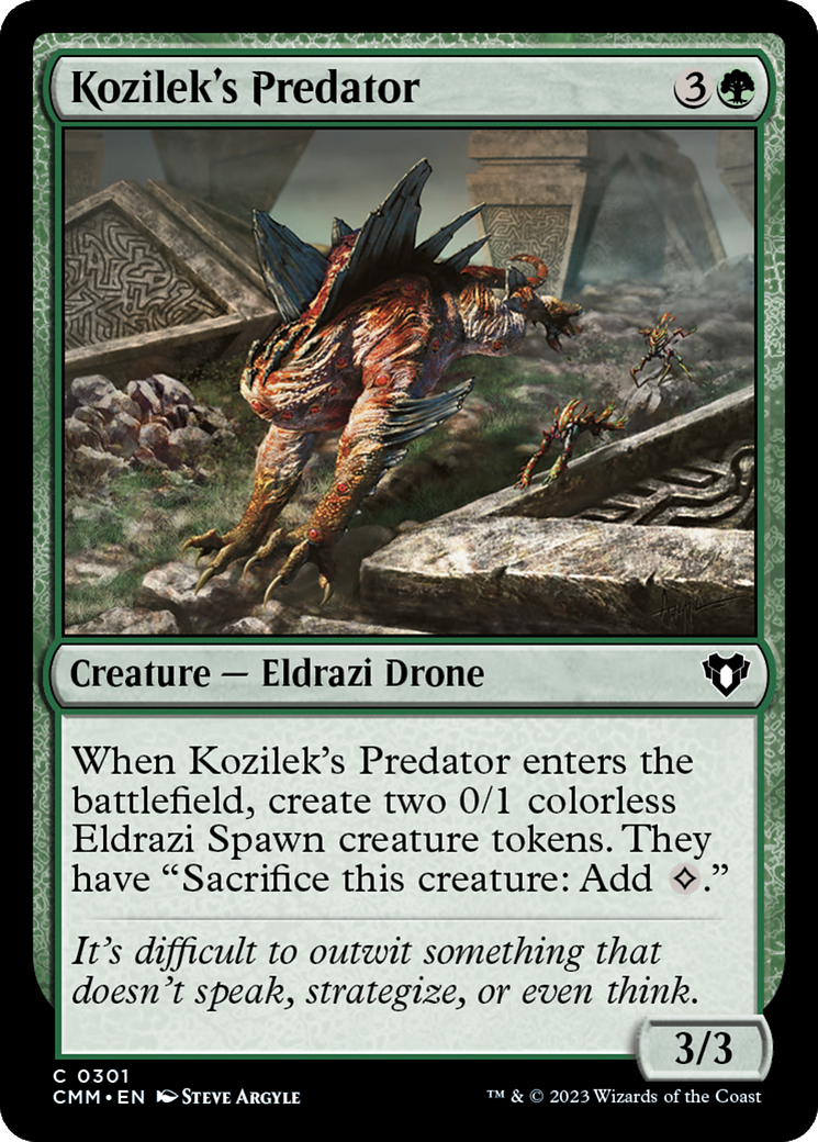 Kozilek's Predator [Commander Masters]-1
