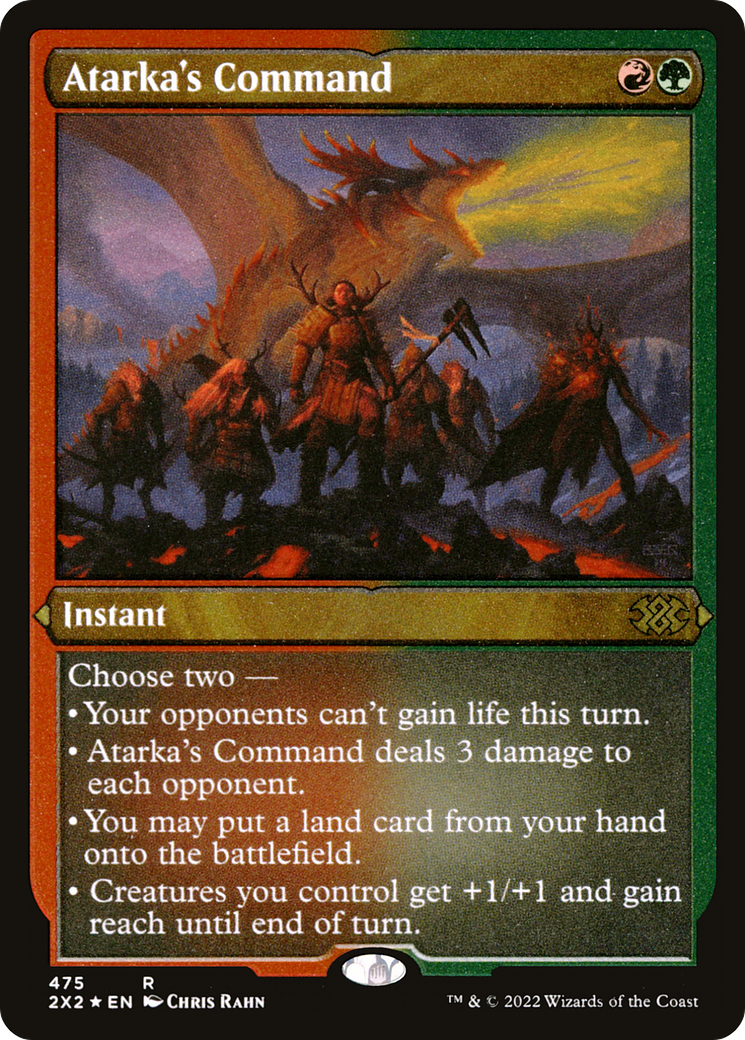 Atarka's Command (Foil Etched) [Double Masters 2022]-1